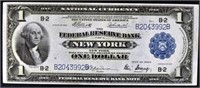 1916 $1 New York National Currency