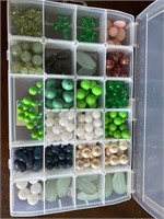 Large Box of beads/findings for jewelry making.