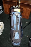 GOLF BAG AND CLUBS