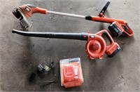 BLACK & DECKER LEAF BLOWER & WEED WACKER