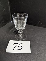 Steuben Wine Glass - Unsigned Steuben