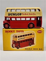 DINKY TOYS 290 DUNLOP DOUBLE DECK BUS W/ BOX