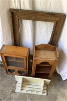 Wooden Decorative Shelves, Wooden Frame