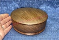 Nice wooden bowl & lid