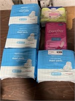 1 LOT(6) PACKAGES WOMENS PADS