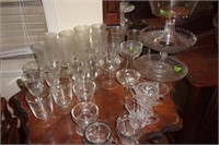 Large lot of misc glassware