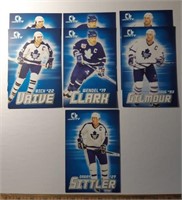 Lot of 7 Toronto Maple Leaf Cards 4x6