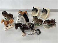 Box Lot Horse Statues & Figurines