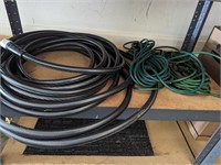 Water Hose and Drop Cord Lot