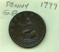 Great Britain 1799 Large Penny