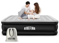 AIREFINA 18IN AIR MATTRESS QUEEN WITH BUILT-IN