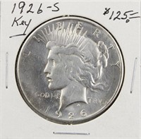 1926-S Silver Peace Dollar Coin Key