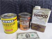 (3) Qts Wood Stain Minwax~Watco 90%