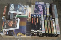 (VW) VHS tapes and CD slim jewel cases