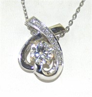 18k White Gold and Diamonds Designer Jewelry