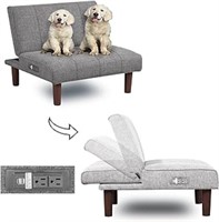 Mini Couches, Armless Upholstered Futon Couch