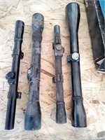 Rifle scopes, Tasco, weaver & United binoculars