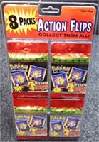1999 Pokemon Action Flipz 8-Pack Trading Game Card
