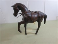 Large Leather Horse