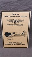 Wings of Texaco Mystery Ship Airplane