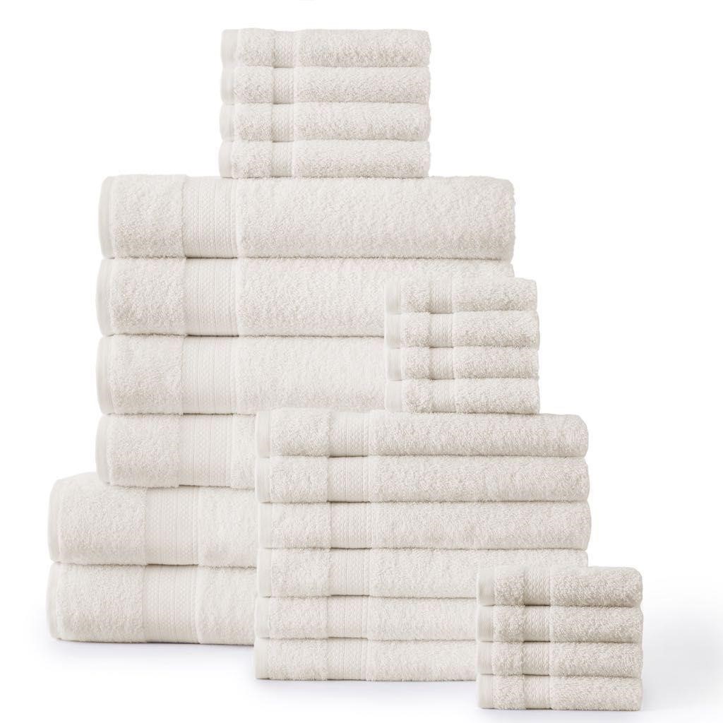 24PC Bath Towel Set