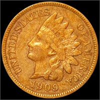 1909 Indian Head Penny LIGHTLY CIRCULATED