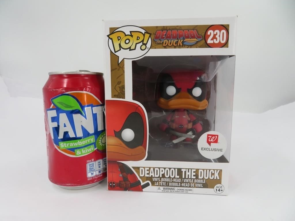 Funko Pop #230, Deadpool The Duck '' Exclusive ''