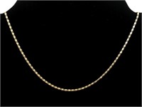 14 Karat Gold 21" Scroll Link Chain (4.7 grams)