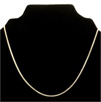 16" Sterling 925 Silver Thick Chain Necklace