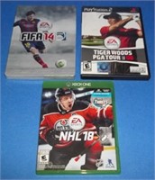 3 sports video games