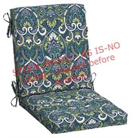 2ct. Arden Selections Blue Patio Seat Cushions