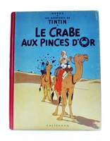 Tintin. Le crabe aux pinces d'or. B9 de 1954.