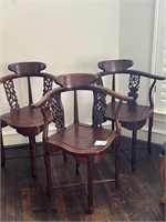 Corner Chairs (set of 3)