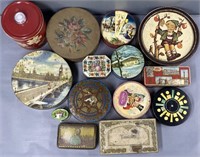 Tin Containers Advertising Lot Collection