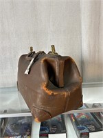 Antique Genuine Cowhide Leather Doctor's Bag