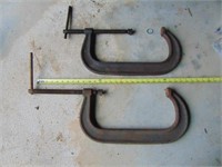 2- Large C-Clamps (Armstrong Brand)