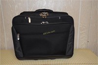 Foray Computer Carry Bag w/Handle & Wheels