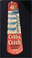 Adv. Thermometer-Cobb's Creek Blended Whiskey