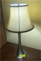 BRUSHED NICKEL DECORATIVE LAMP