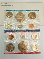 OF) Uncirculated 1978 US mint set