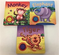 3 New Kids Animal Sound Books