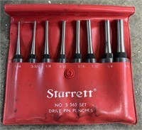 Starrett No. S565 Drive Pin Punch Set