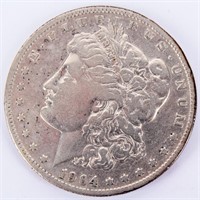 Coin 1904-S Morgan Silver Dollar Fine, Key Date