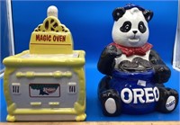 1990’s Keebler Stove & Oreo Bear Cookie Jars