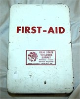 Vintage Gem State First Aid Metal Box
