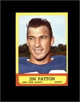1963 Topps #58 Jim Patton EX to EX-MT+