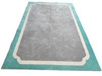 Modern wool area  rug