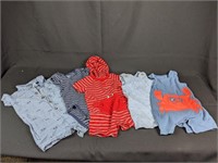 (5) 12M Rompers: [Cat&Jack & Carter's] Boy/Unisex