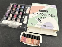 Azure beauty dip powder kit and Modelones nail