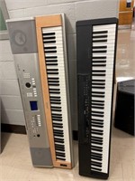 2 large keyboards- no power cords